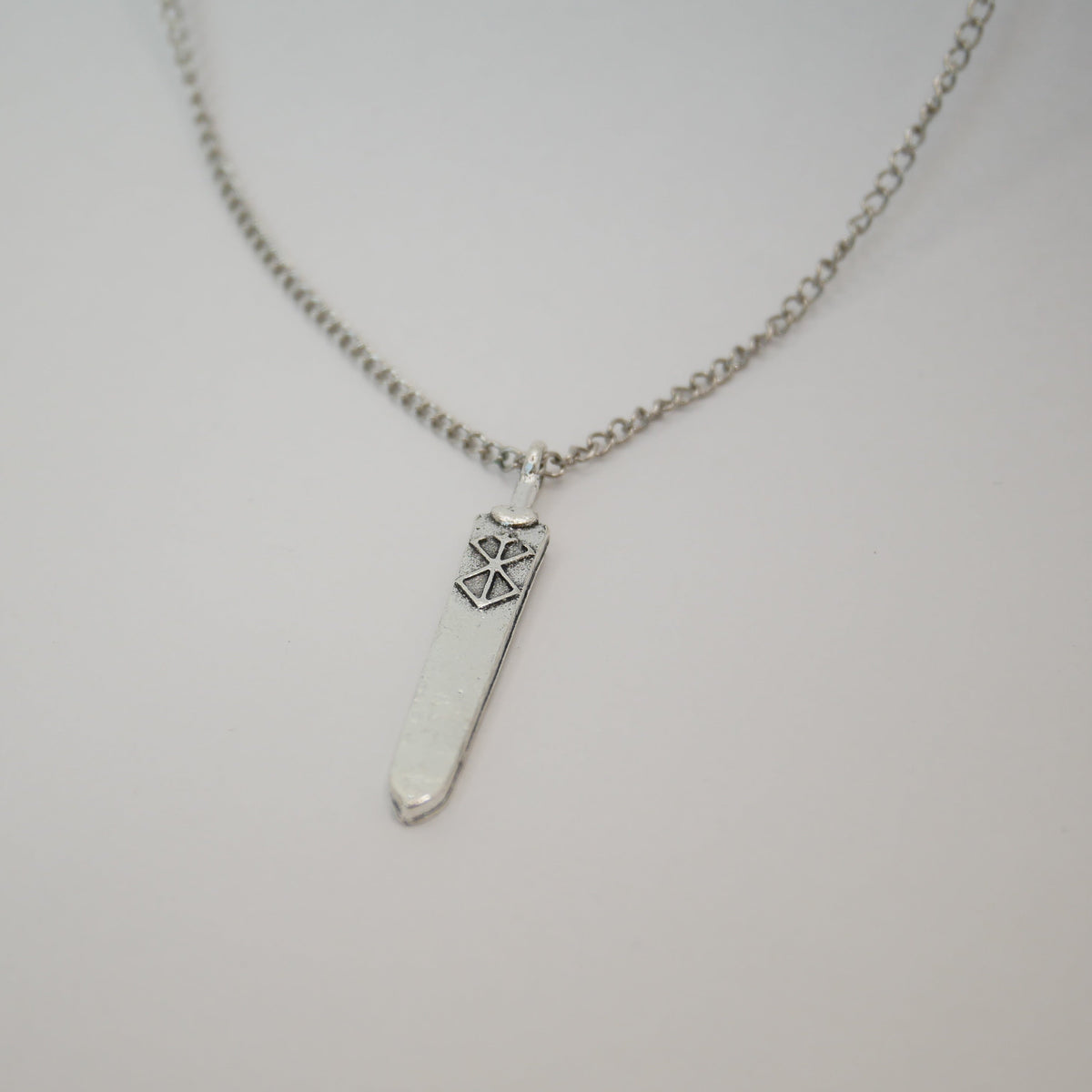Jujutsu Kaisen (JJK) Engraved Sword Pendant Necklace | Anime Jewelry