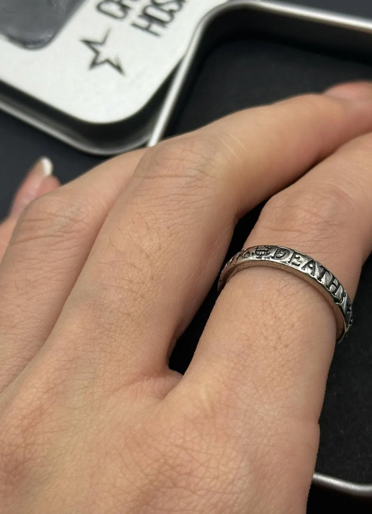 One Piece Inspired Adjustable Engraved Ring – Ace and Luffy Anime Pirate Jewelry