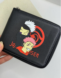 Jujutsu Kaisen Gojo & Yuji Wallet – Black Zip-Around Anime Bifold Wallet
