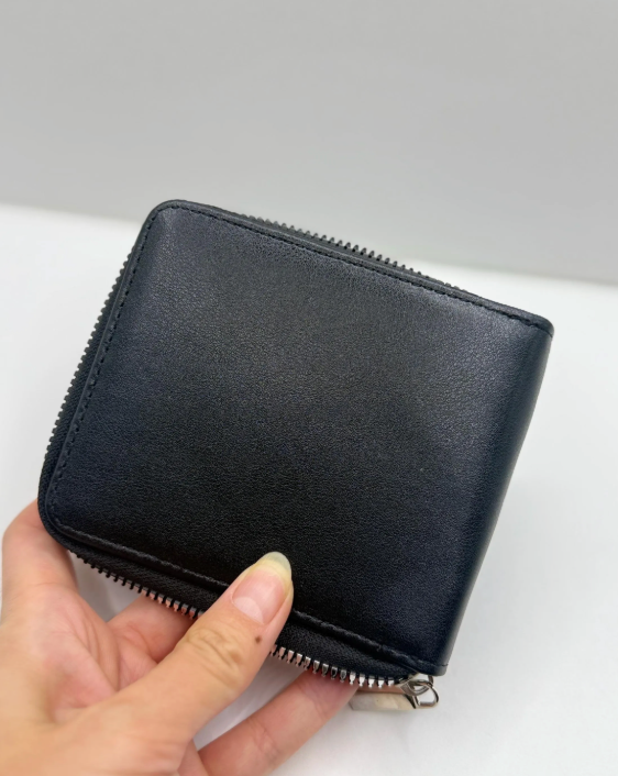 One Piece Straw Hat Pirate Wallet – Black Zip-Around Anime Bifold Wallet