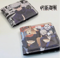 Jujutsu Kaisen Anime Bifold Wallet – Gojo Manga or JJK Squad Design