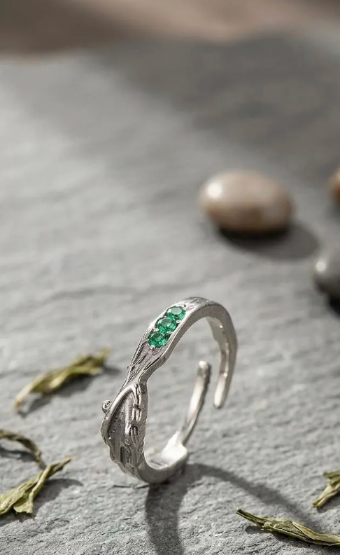 Eren & Levi Ring | Attack on Titan Crystal Ring | AOT Anime Jewelry Gift