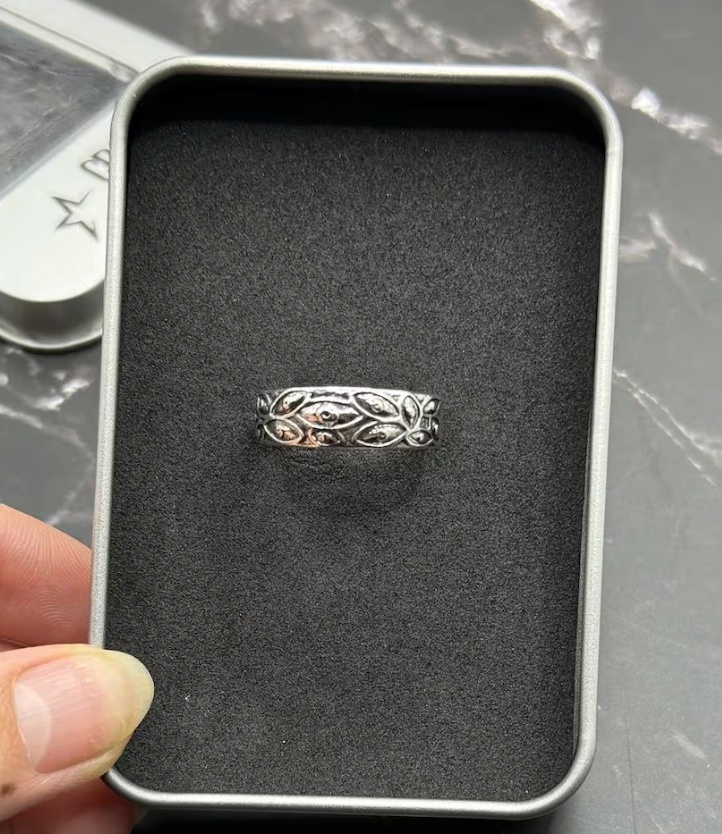 Sukuna Cursed Eye Ring | JJK Anime Ring | Dark Enamel Jewelry Gift