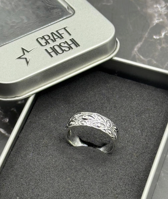 Sukuna Cursed Eye Ring | JJK Anime Ring | Dark Enamel Jewelry Gift