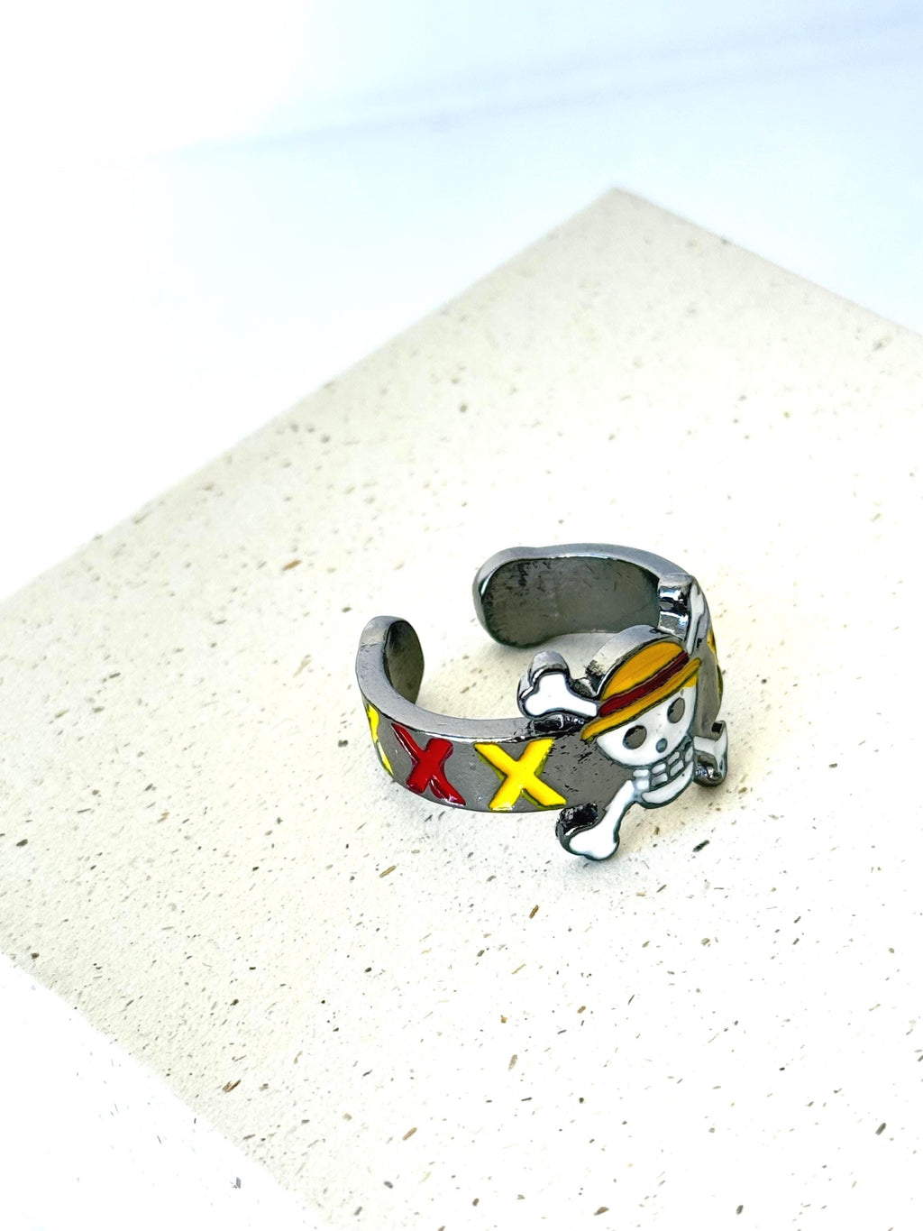 Once Piece Pirate Skull Ring