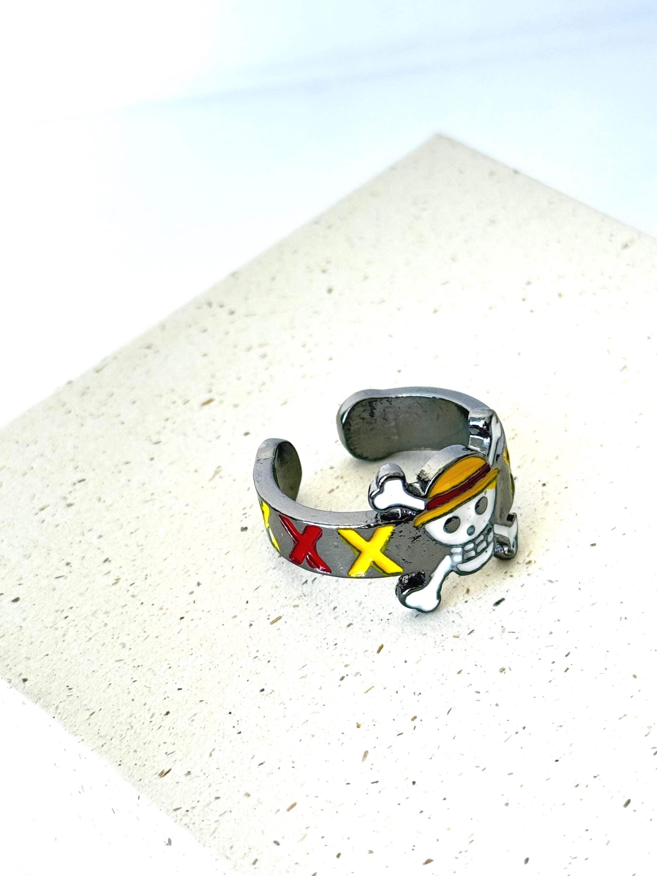 Once Piece Pirate Skull Ring