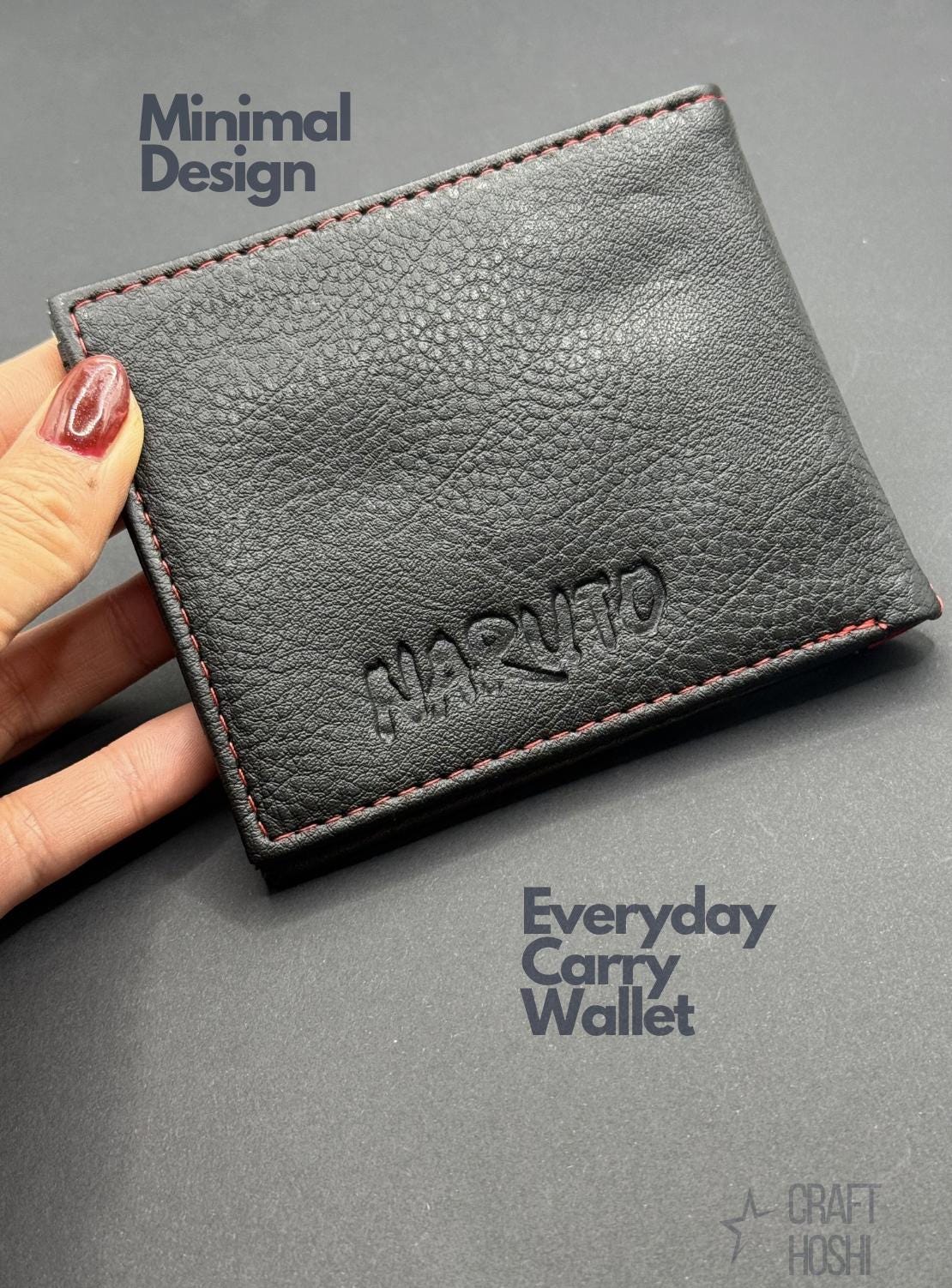 Anime Wallet with Coin Pocket Pirate-Inspired  or Cloud Design