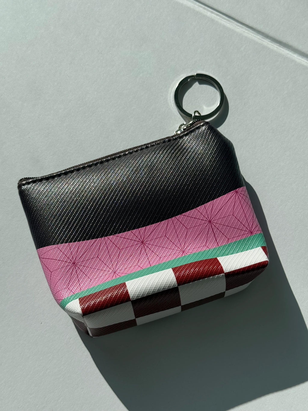 Demon Slayer Vegan Leather Coin Pouch Keychain