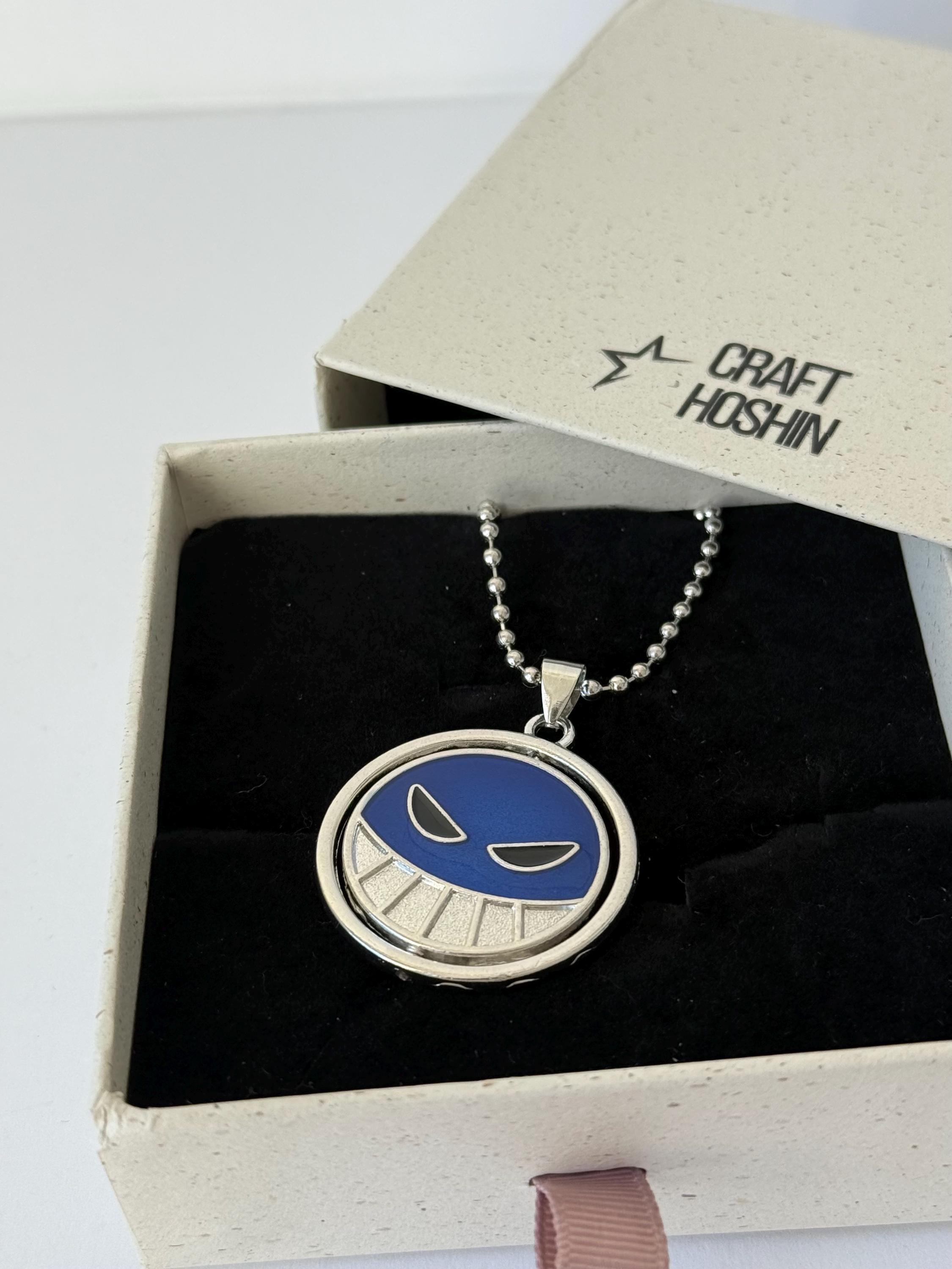 Ace Blue Emblem Necklace One Piece Inspired