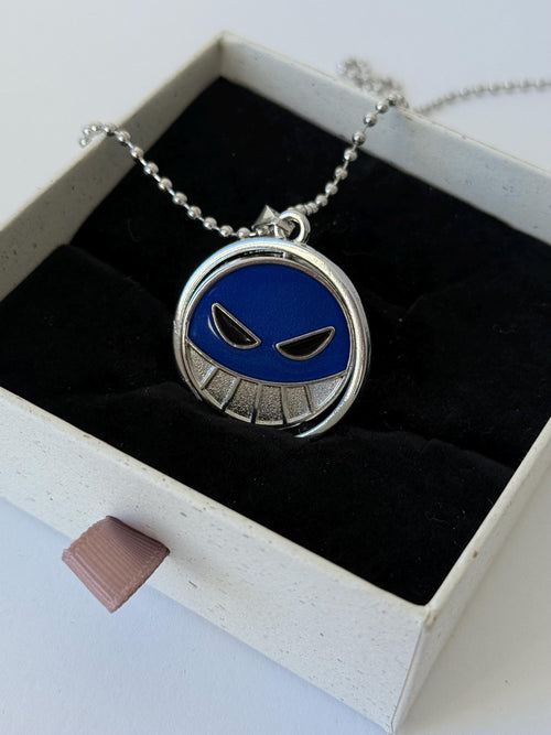 Ace Blue Emblem Necklace One Piece Inspired