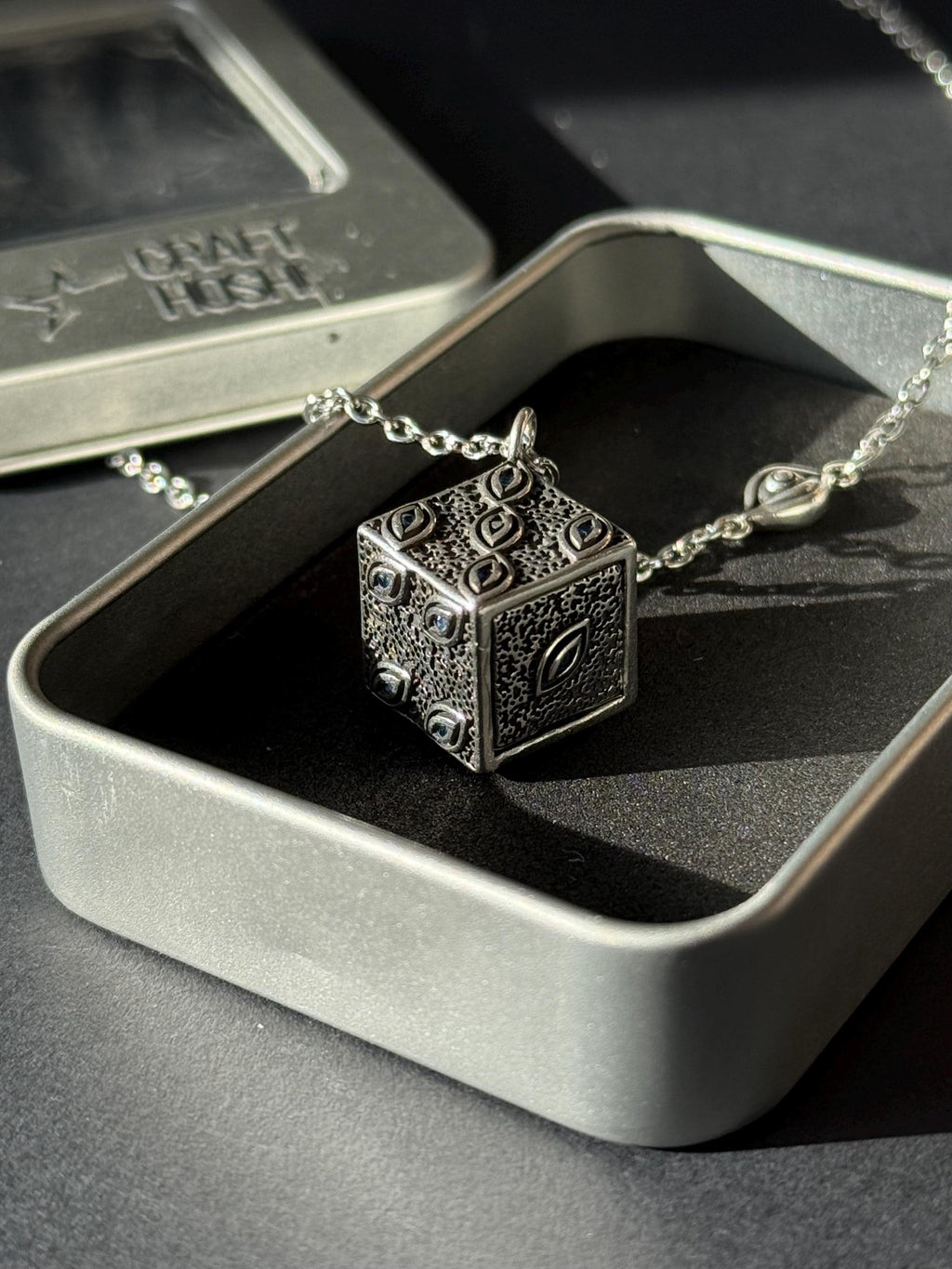 Jujutsu Kaisen Necklace Cursed Eye Cube Pendant