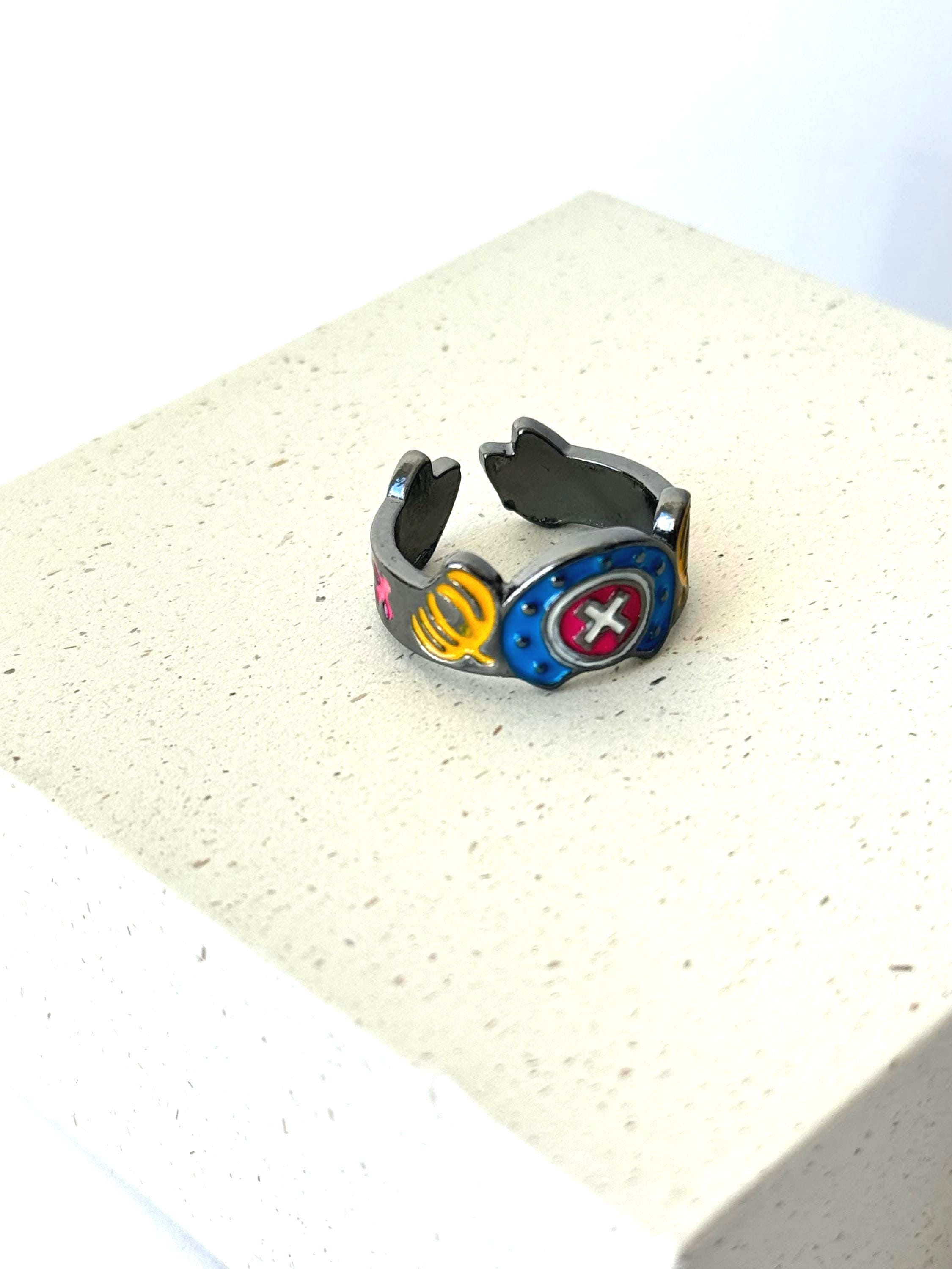 Once Piece Pirate Skull Ring