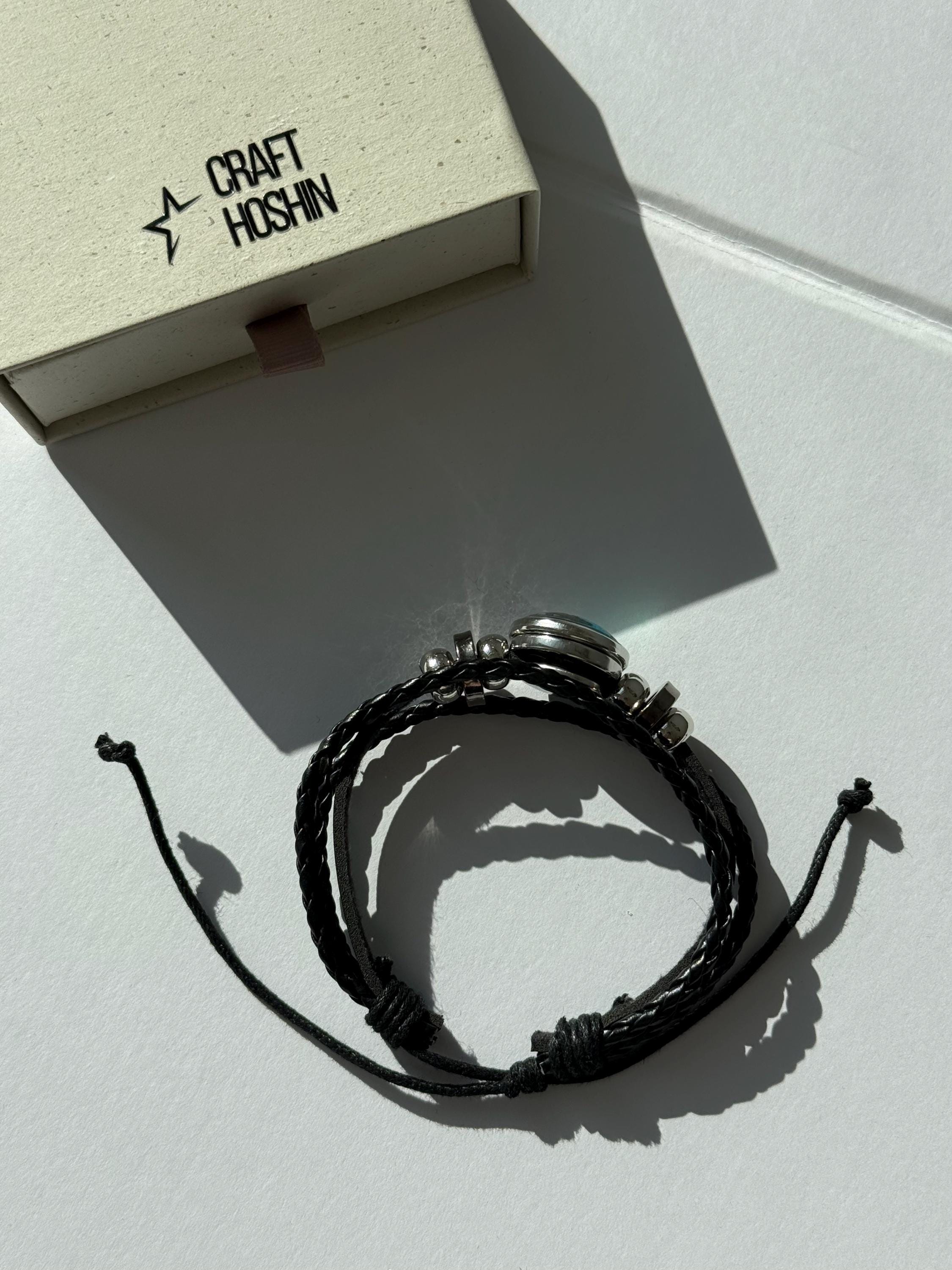 Demon Slayer Adjustable Leather Bracelet