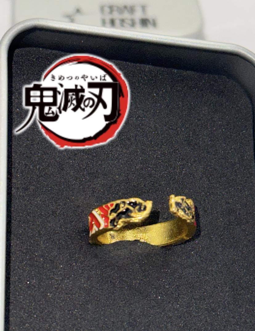 Demon Slayer Inspired Adjustable Rings
