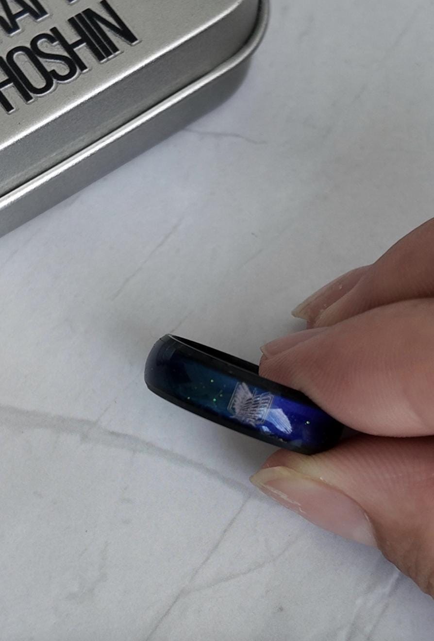 Attack on Titan Ring Color-Changing Mood Ring
