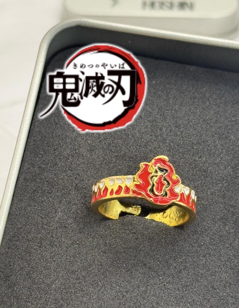 Demon Slayer Inspired Adjustable Rings