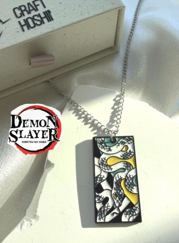 Serpent Hashira Style Necklace Deman Slayer Inspired